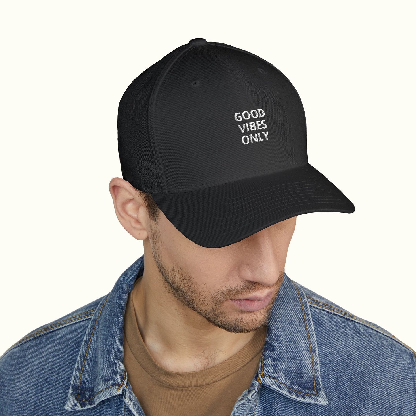 Embroidered Good Vibes Only Cap - Perfect for Positive Vibes Anytime