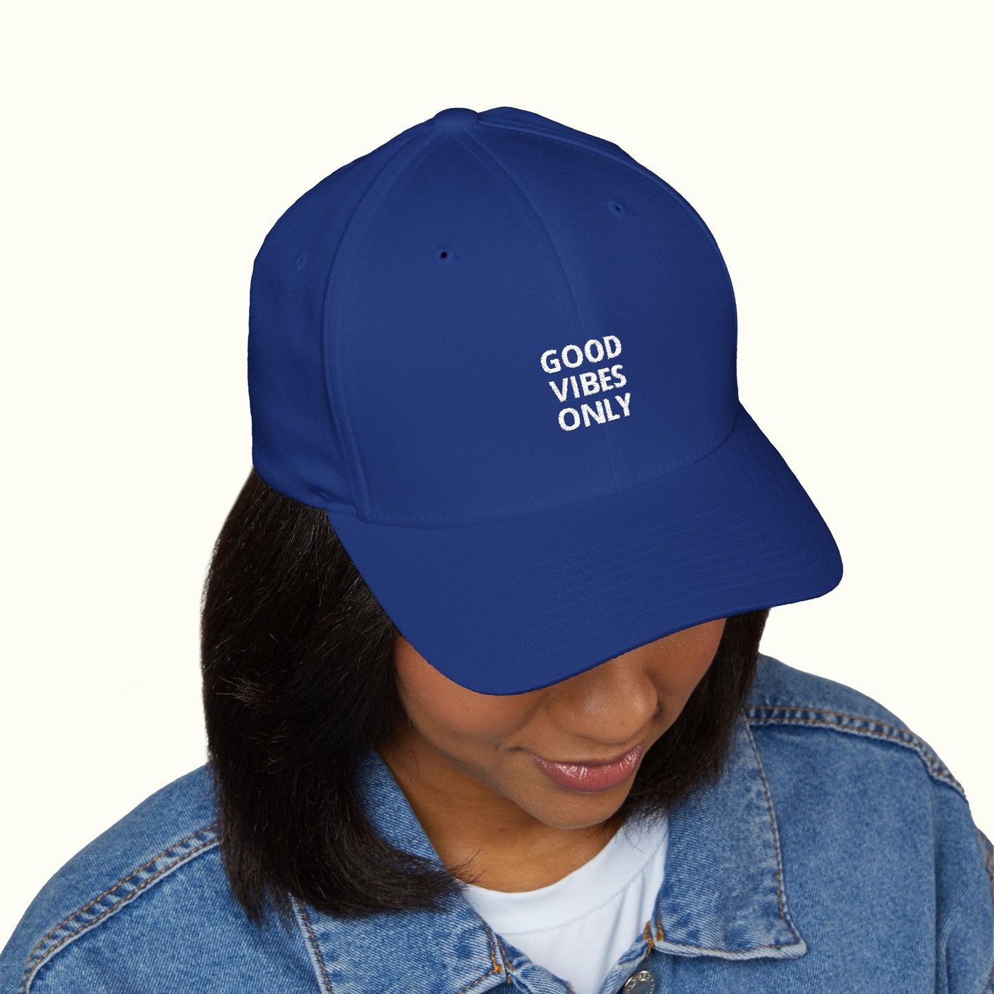 Embroidered Good Vibes Only Cap - Perfect for Positive Vibes Anytime
