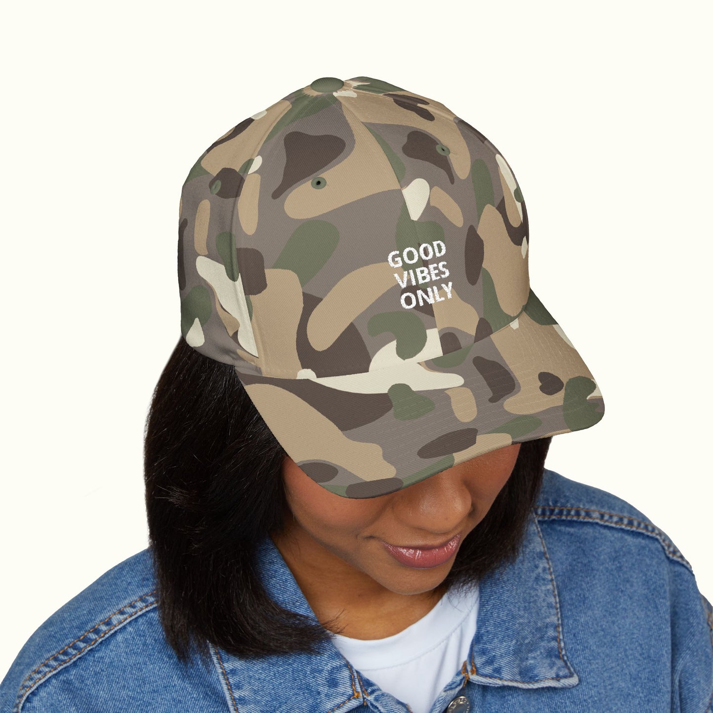 Embroidered Good Vibes Only Cap - Perfect for Positive Vibes Anytime
