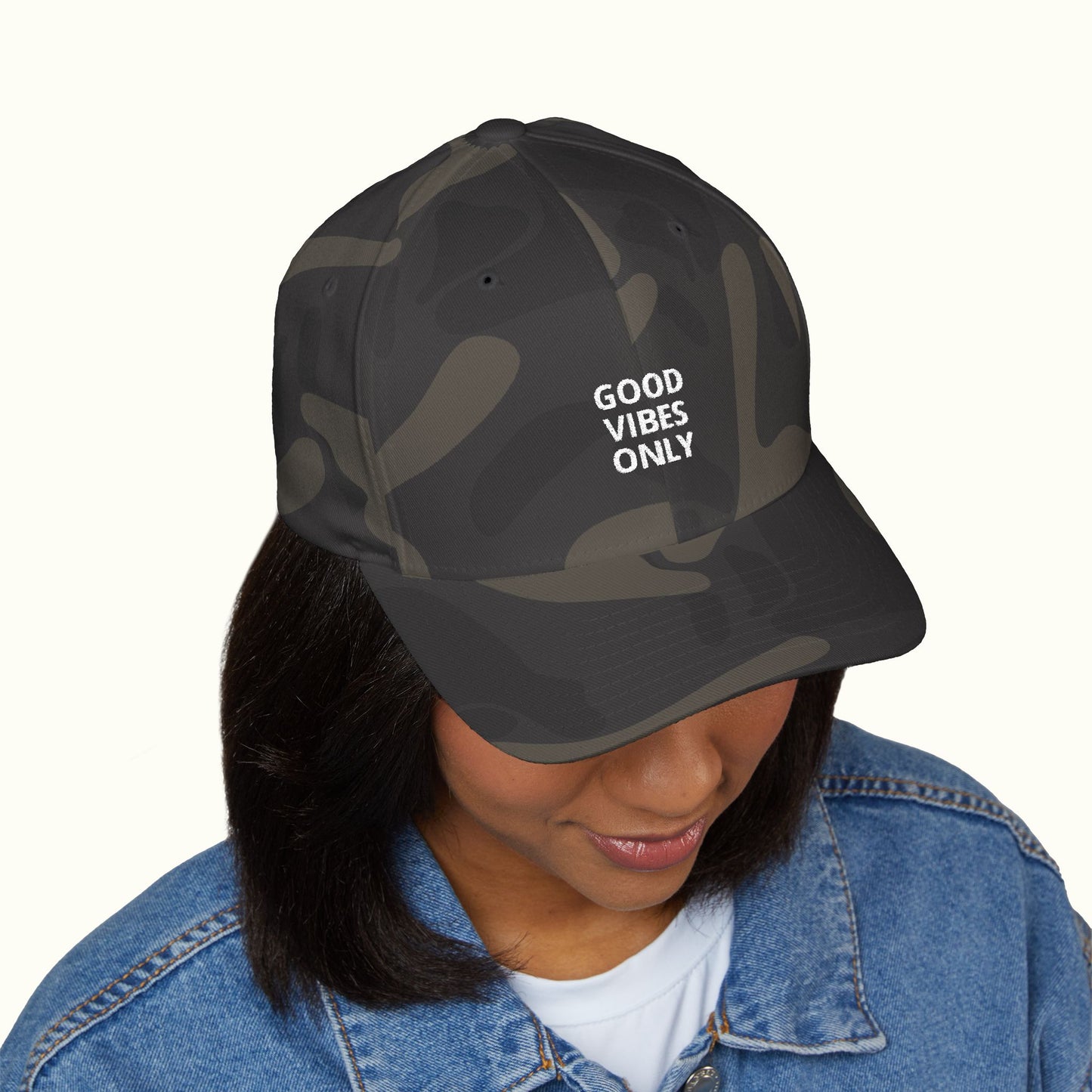 Embroidered Good Vibes Only Cap - Perfect for Positive Vibes Anytime