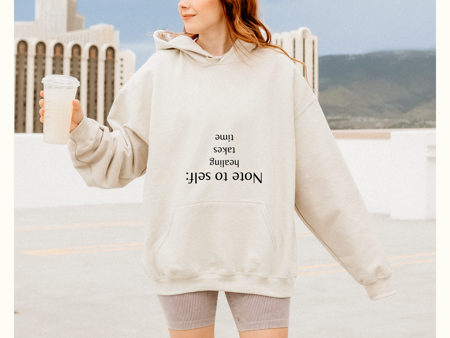 Note to self - Healing Takes Time Unisex Hoodie