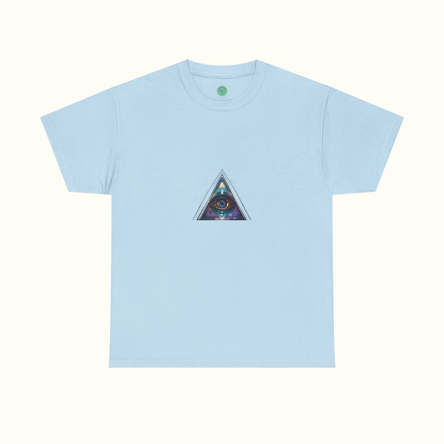 All-Seeing Eye Unisex Tee - Symbol of Omniscience and Trinity