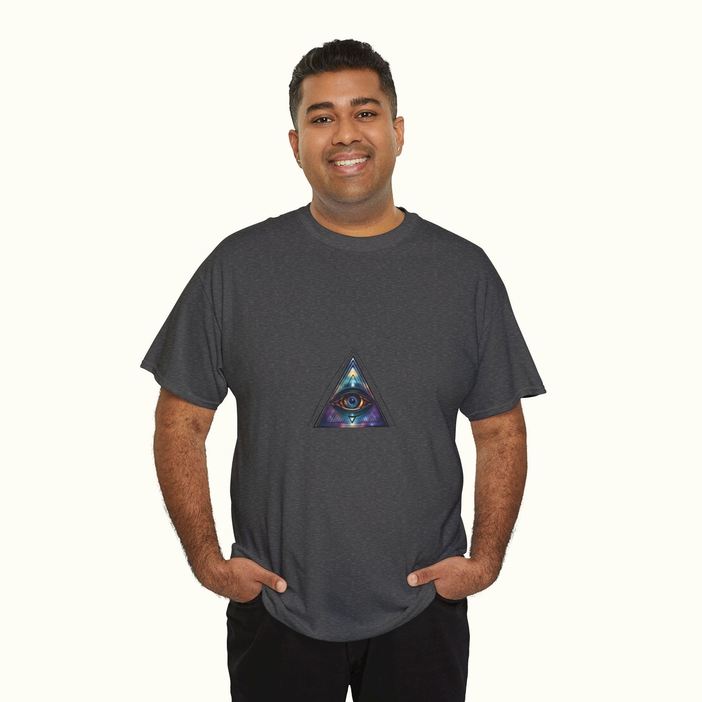 All-Seeing Eye Unisex Tee - Symbol of Omniscience and Trinity