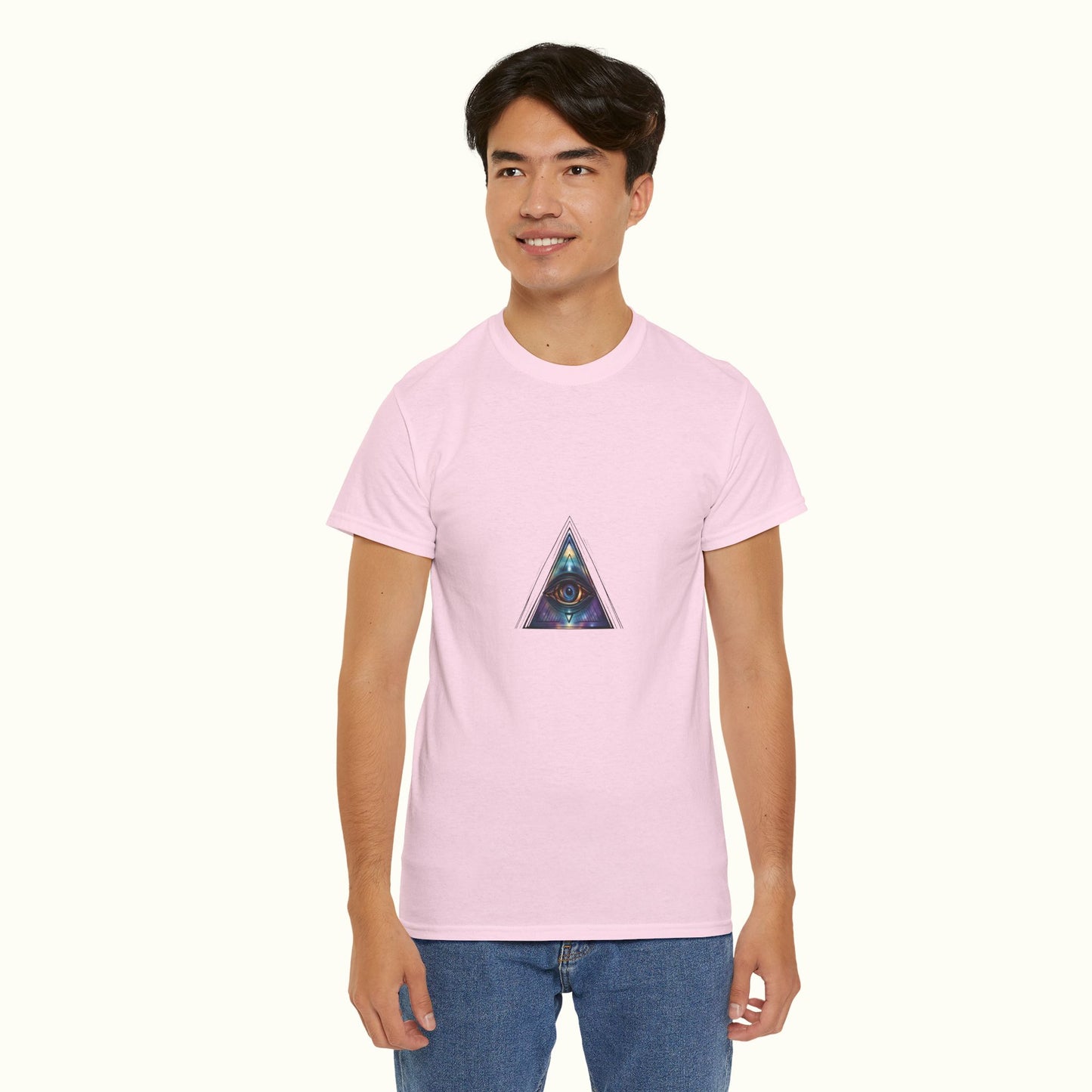 All-Seeing Eye Unisex Tee - Symbol of Omniscience and Trinity