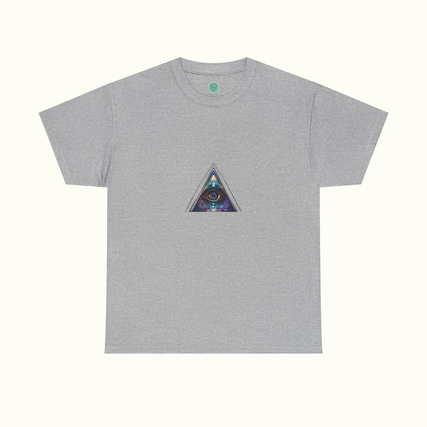 All-Seeing Eye Unisex Tee - Symbol of Omniscience and Trinity