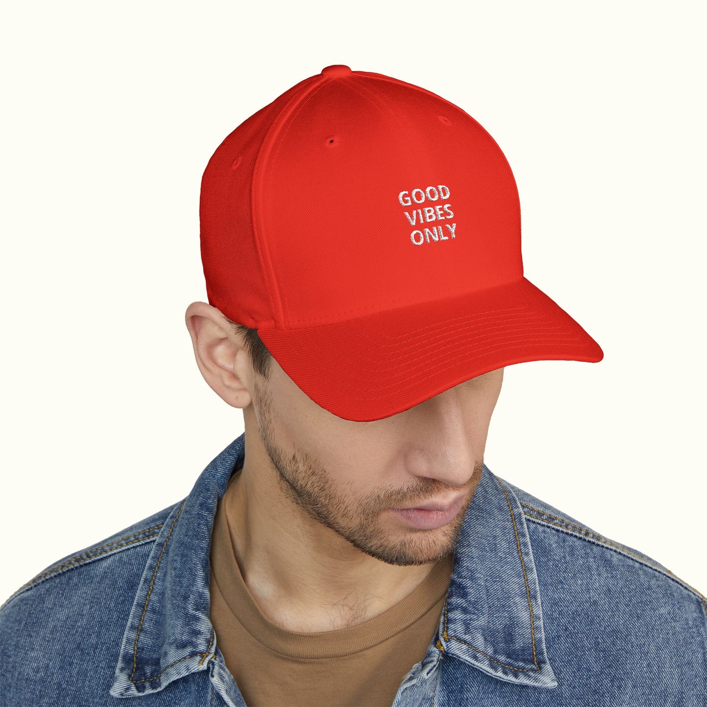 Embroidered Good Vibes Only Cap - Perfect for Positive Vibes Anytime