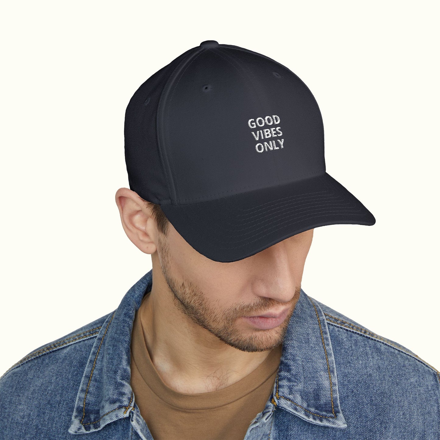 Embroidered Good Vibes Only Cap - Perfect for Positive Vibes Anytime