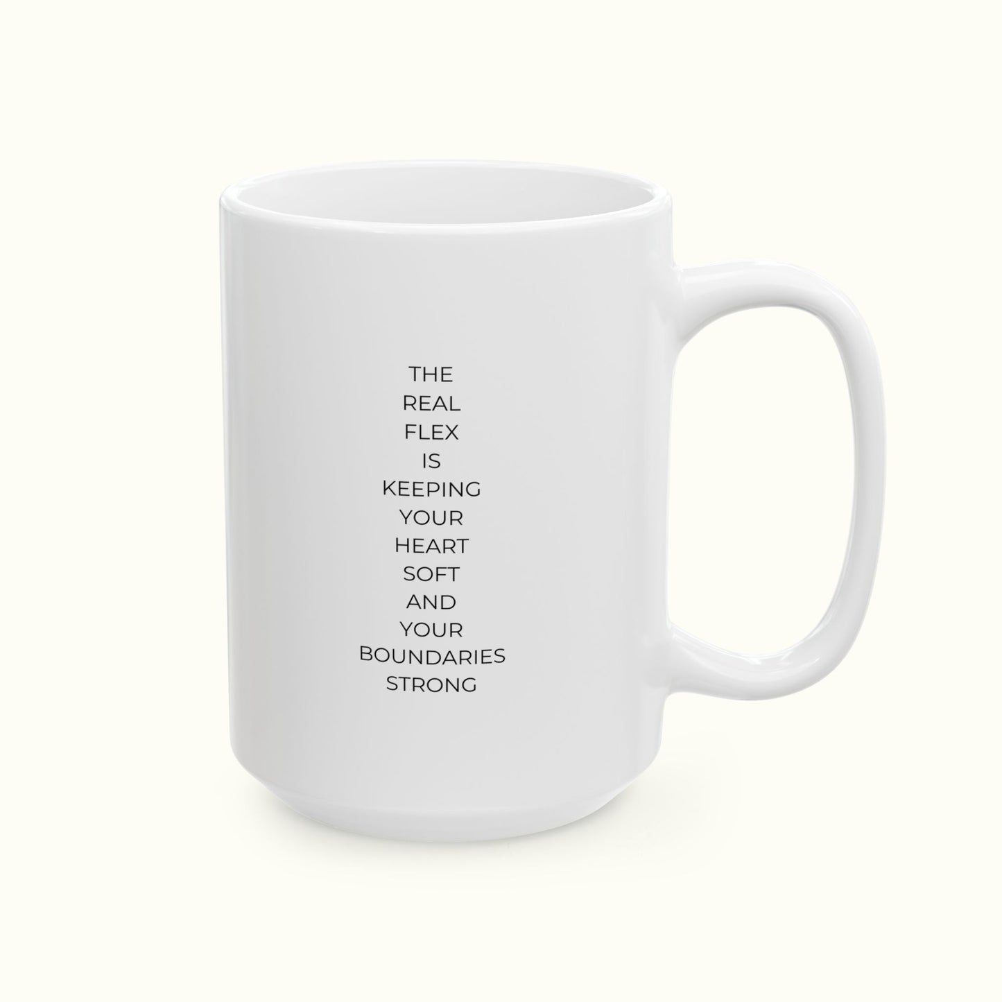 Mug - Encouraging Soft Heart But Strong Boundaries - Inspirational Quote