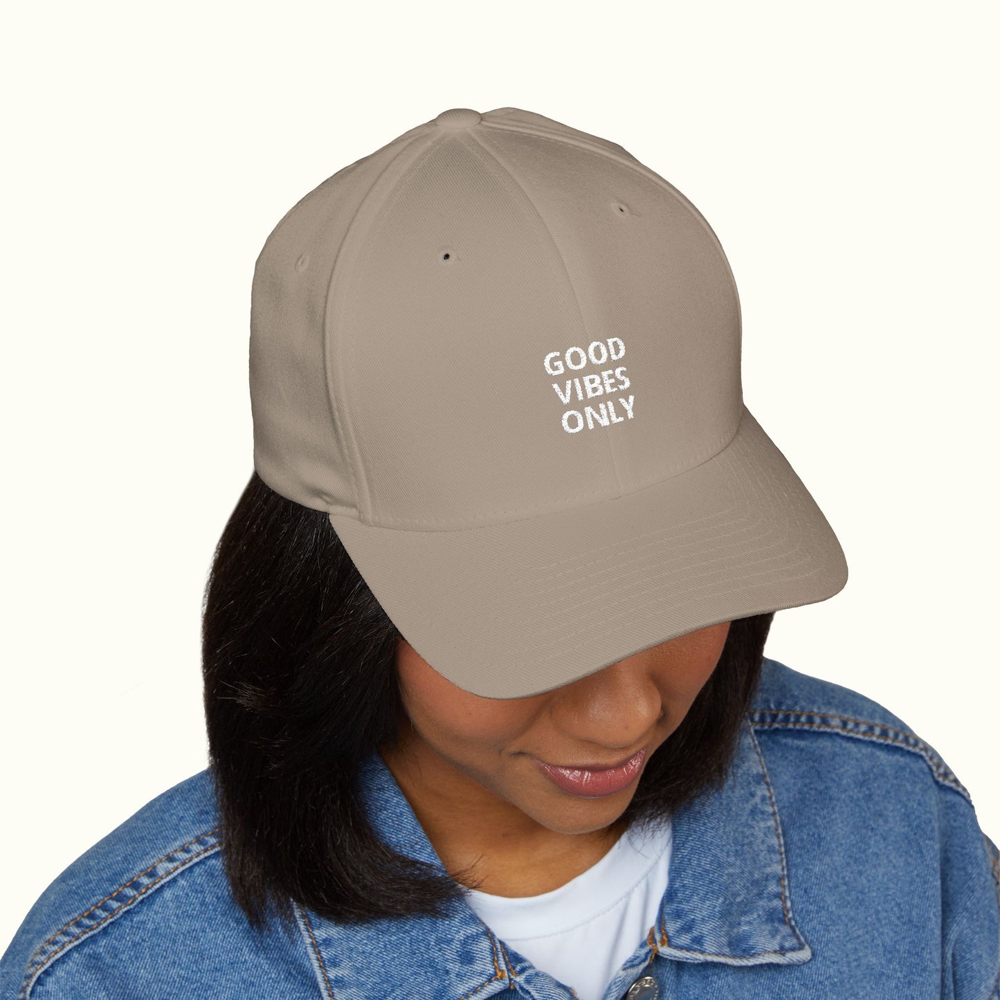 Embroidered Good Vibes Only Cap - Perfect for Positive Vibes Anytime