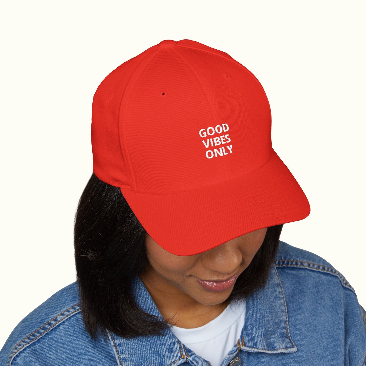 Embroidered Good Vibes Only Cap - Perfect for Positive Vibes Anytime