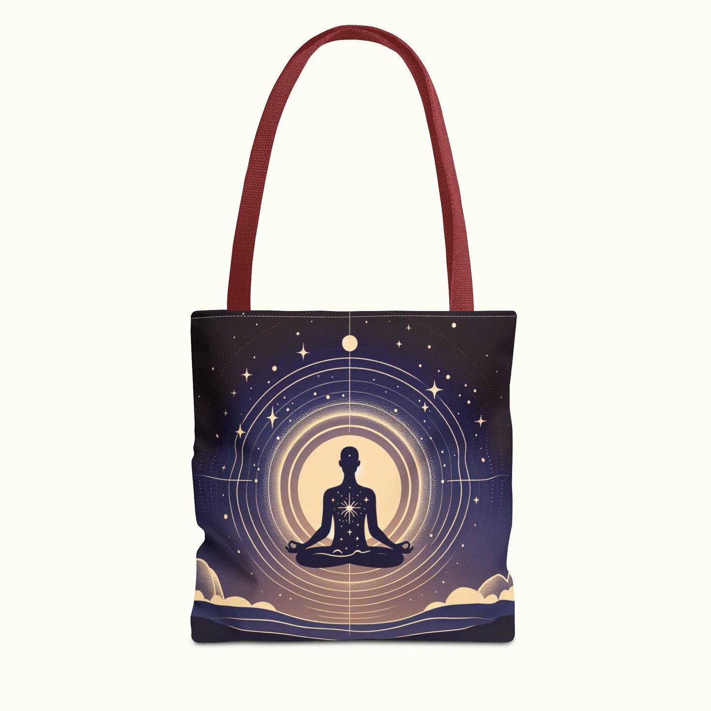 Meditating Tote Bag - Oneness with the Universe