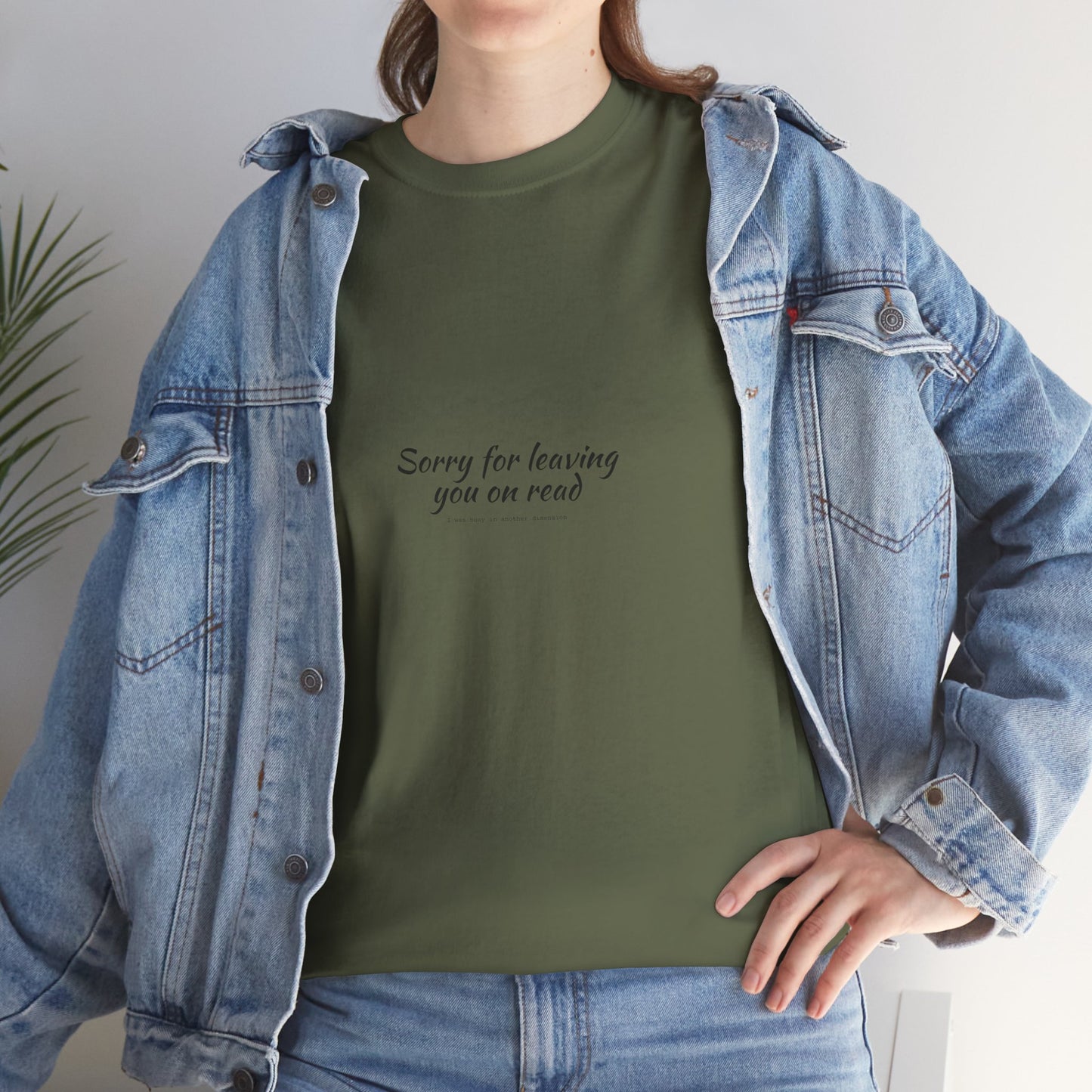 Sorry For Leaving You On Read - Funny Unisex Tee For Daydreamers And Interdimensional Travelers