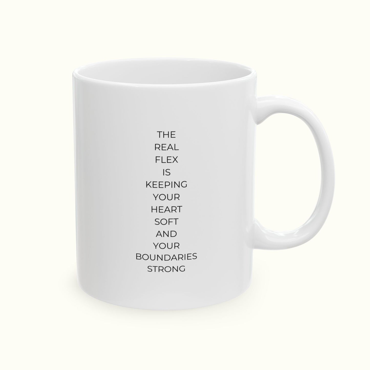 Mug - Encouraging Soft Heart But Strong Boundaries - Inspirational Quote