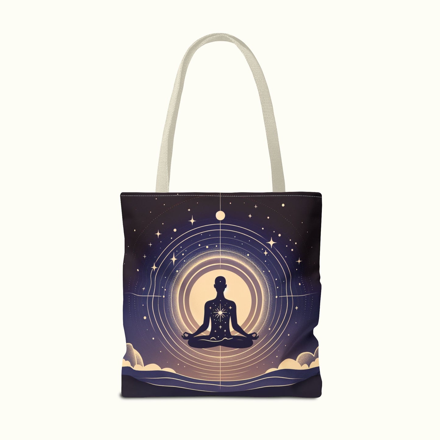 Meditating Tote Bag - Oneness with the Universe