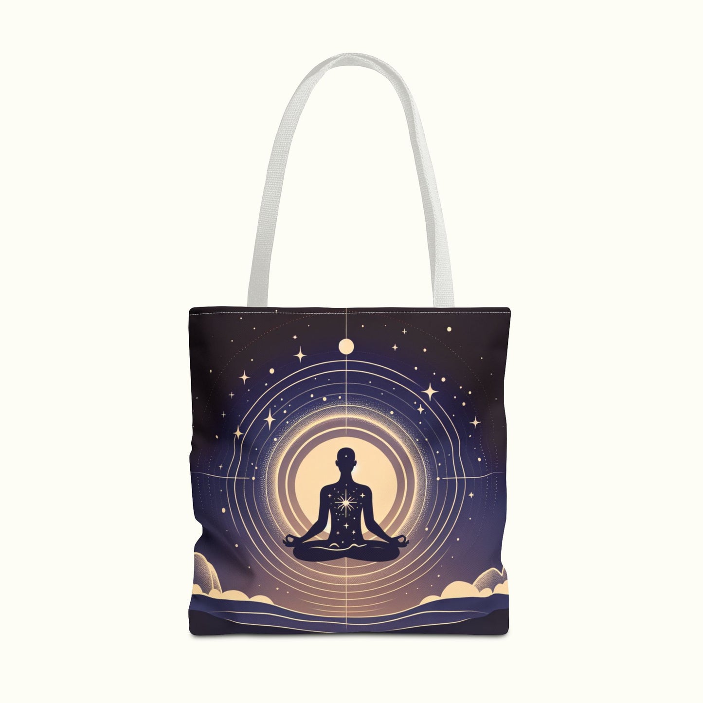 Meditating Tote Bag - Oneness with the Universe