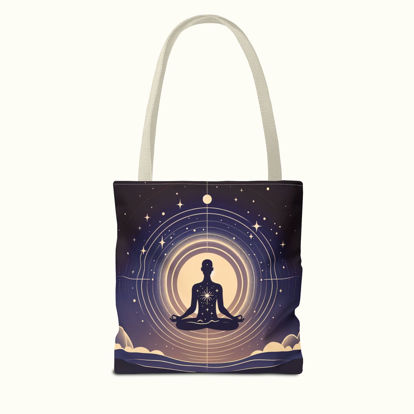 Meditating Tote Bag - Oneness with the Universe