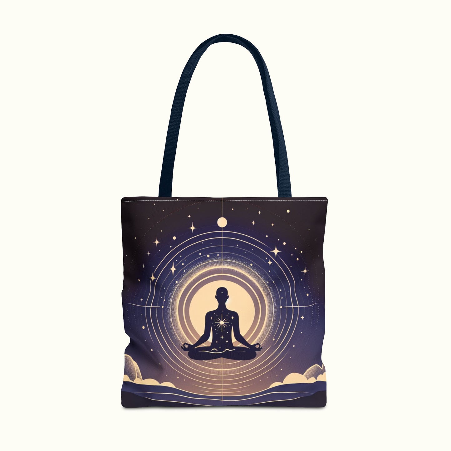 Meditating Tote Bag - Oneness with the Universe