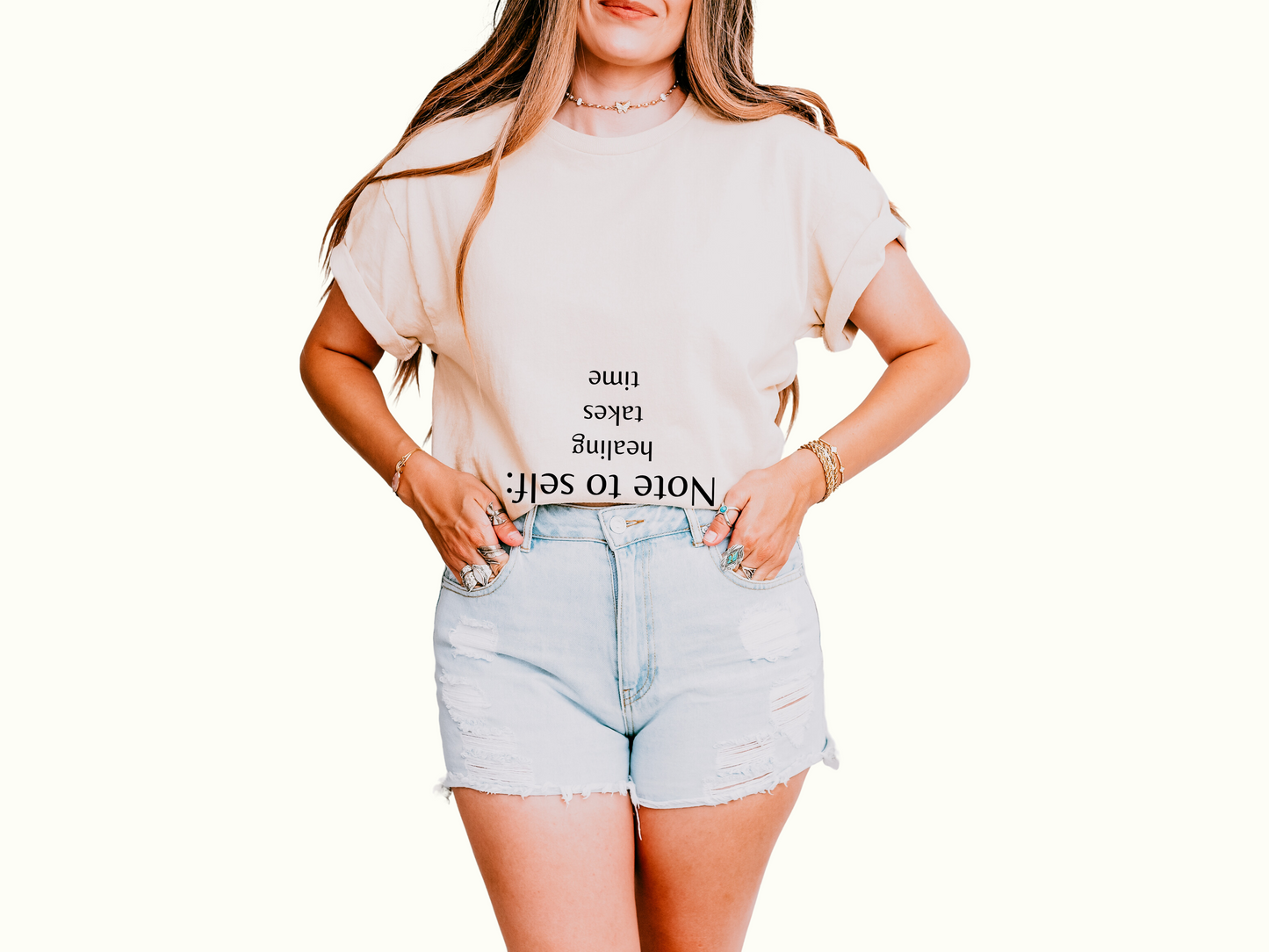 Note to self - Healing Takes Time Unisex Tee