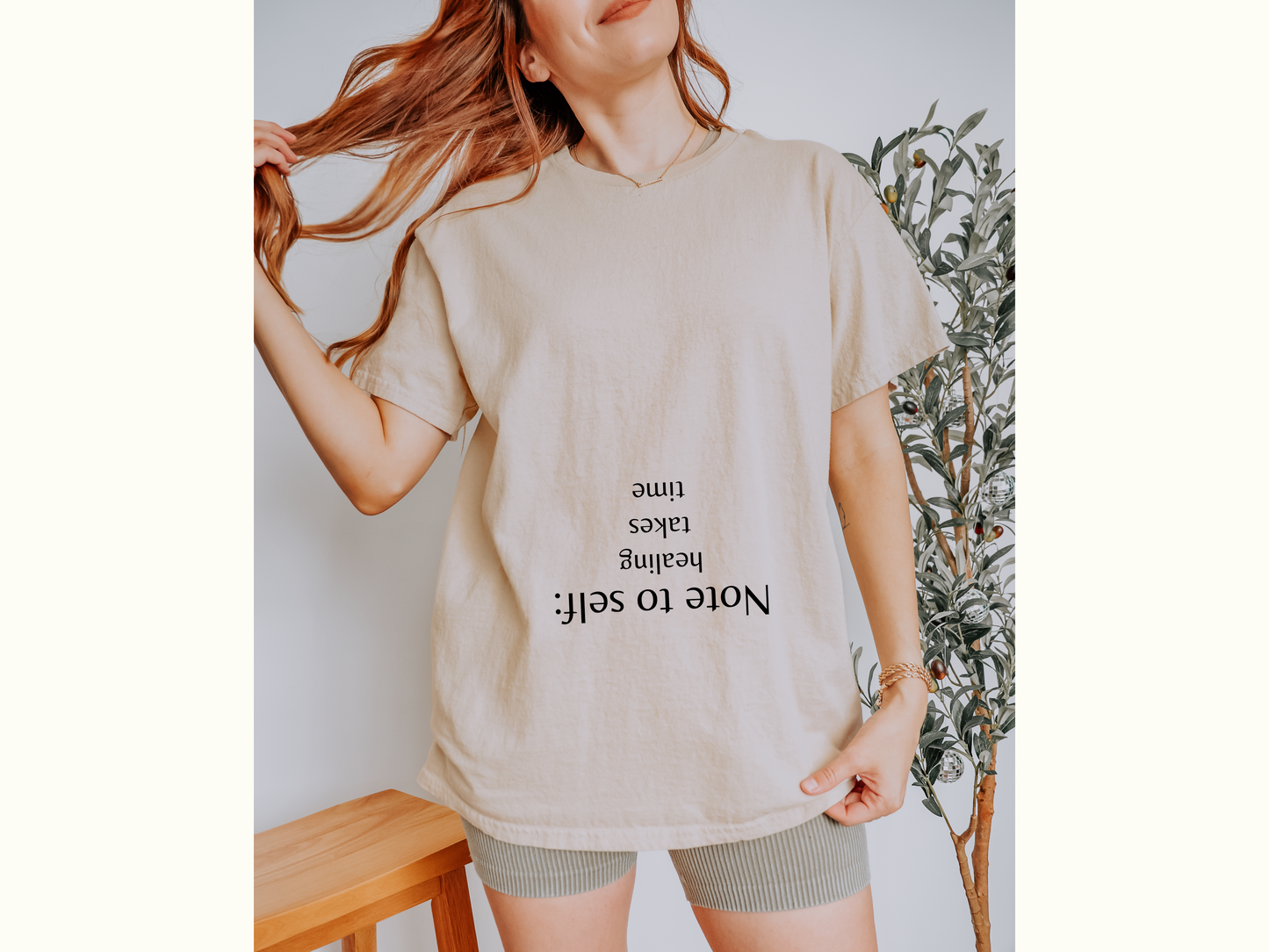 Note to self - Healing Takes Time Unisex Tee