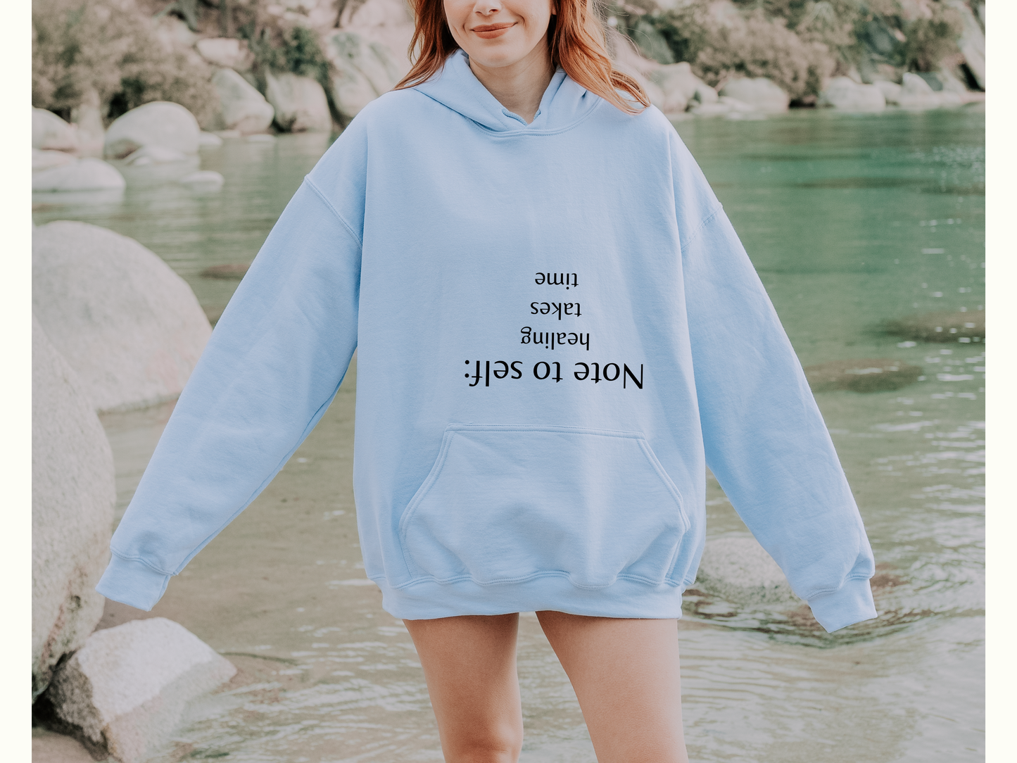 Note to self - Healing Takes Time Unisex Hoodie