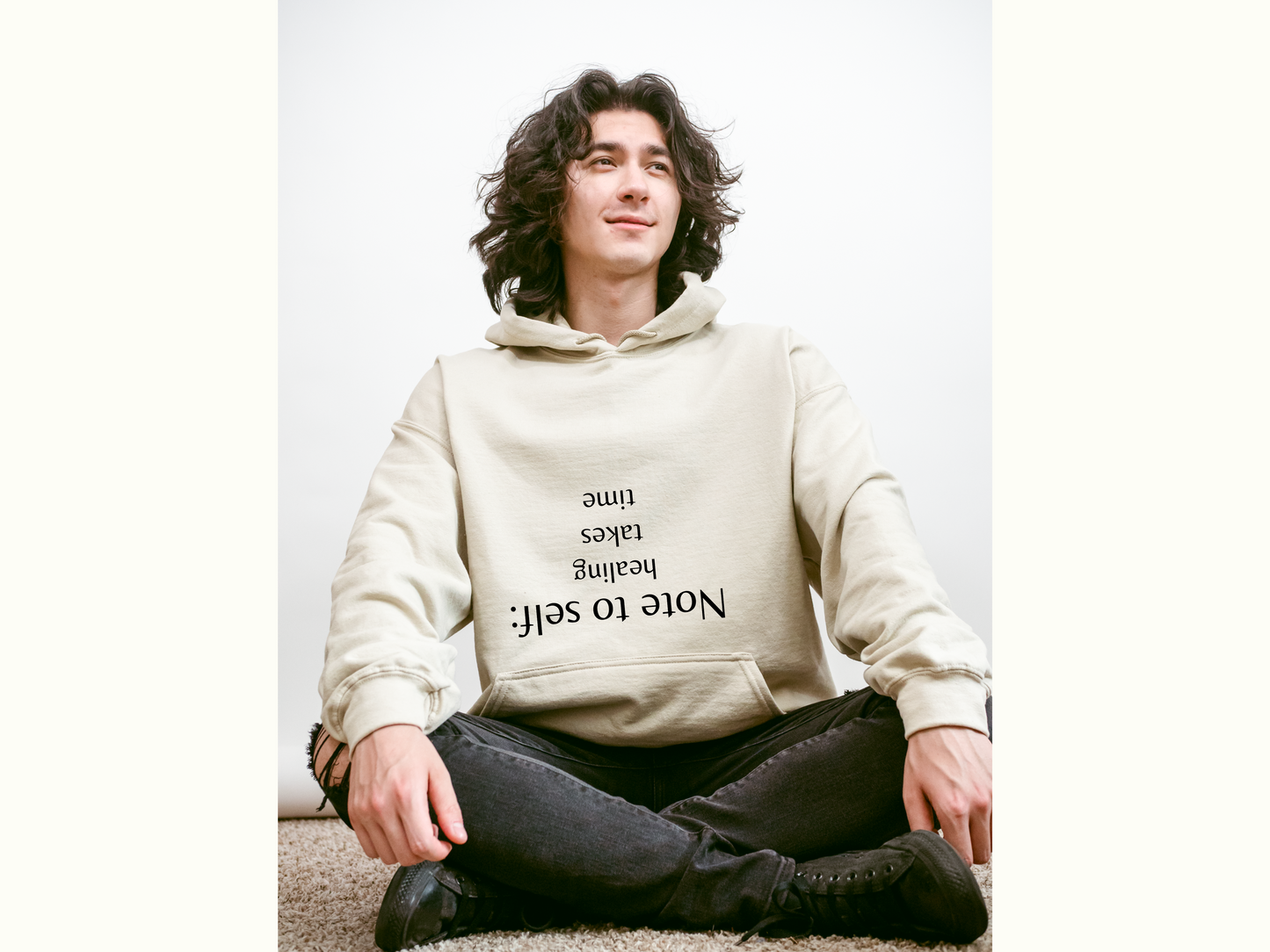 Note to self - Healing Takes Time Unisex Hoodie