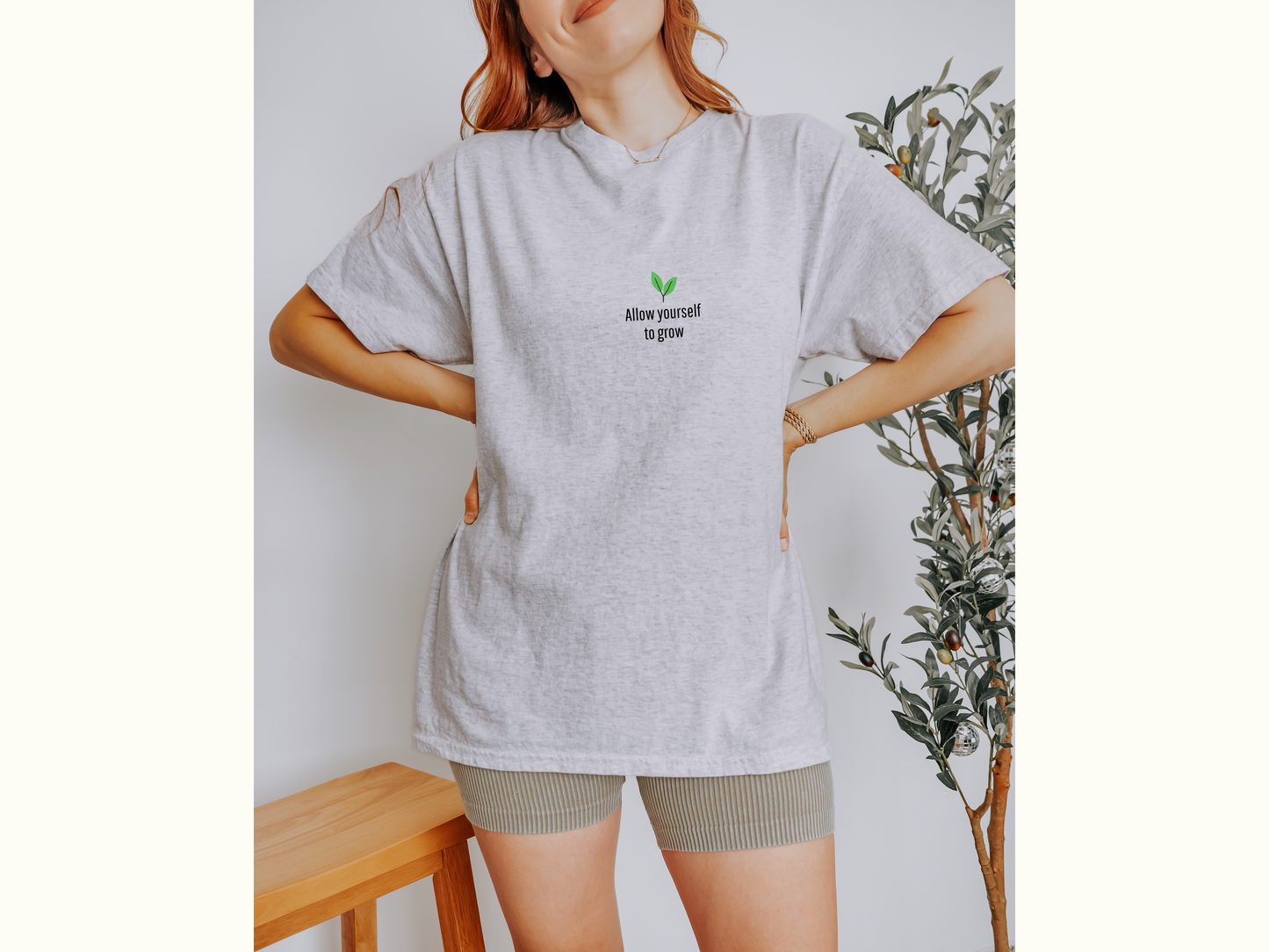 Empowerment Tee - Allow Yourself to Grow Unisex Heavy Cotton Tee