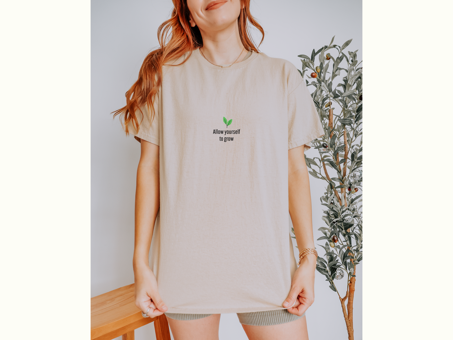 Empowerment Tee - Allow Yourself to Grow Unisex Heavy Cotton Tee