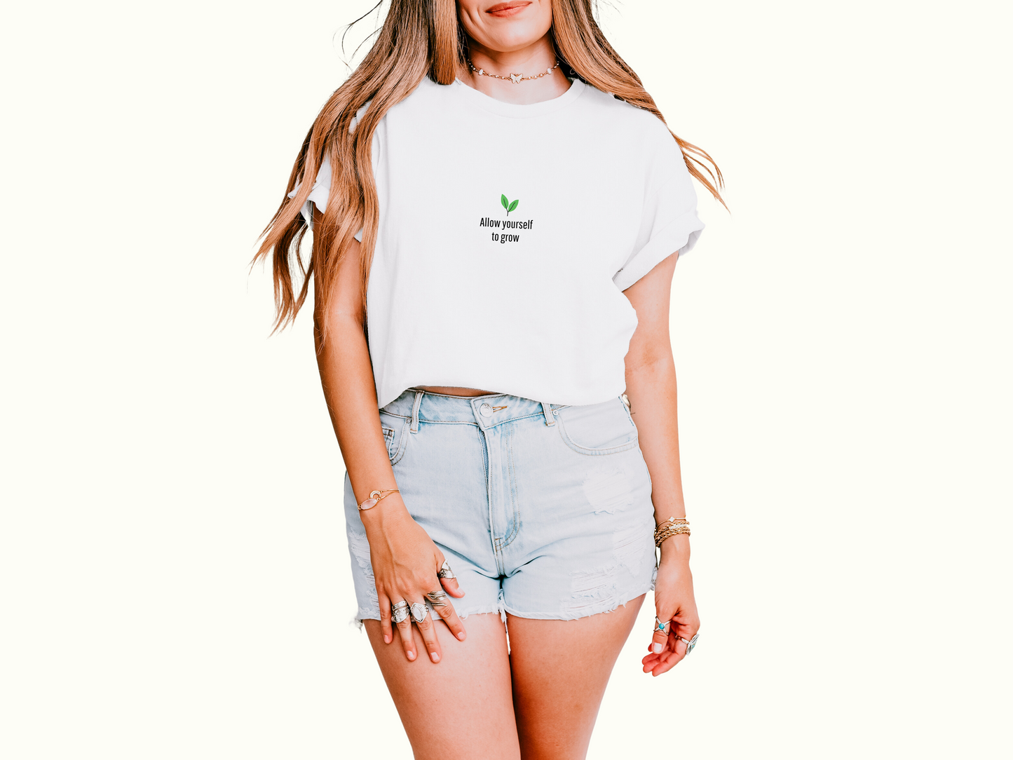 Empowerment Tee - Allow Yourself to Grow Unisex Heavy Cotton Tee