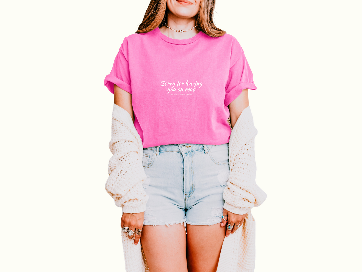 Sorry For Leaving You On Read - Funny Unisex Tee For Daydreamers And Interdimensional Travelers