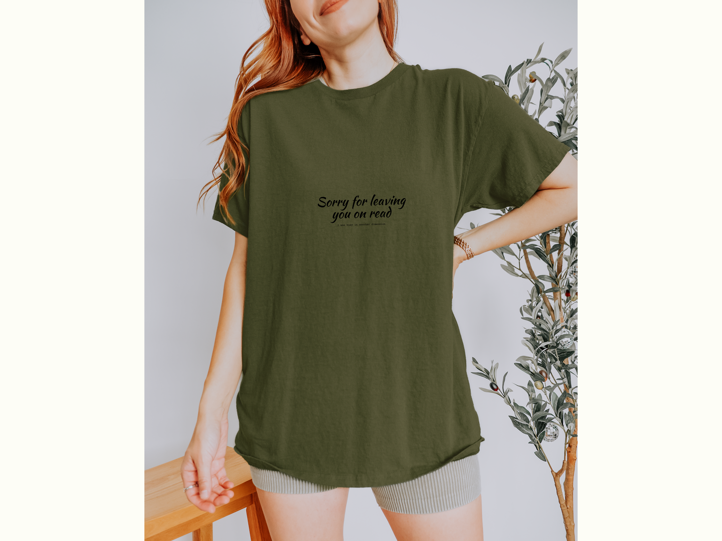 Sorry For Leaving You On Read - Funny Unisex Tee For Daydreamers And Interdimensional Travelers