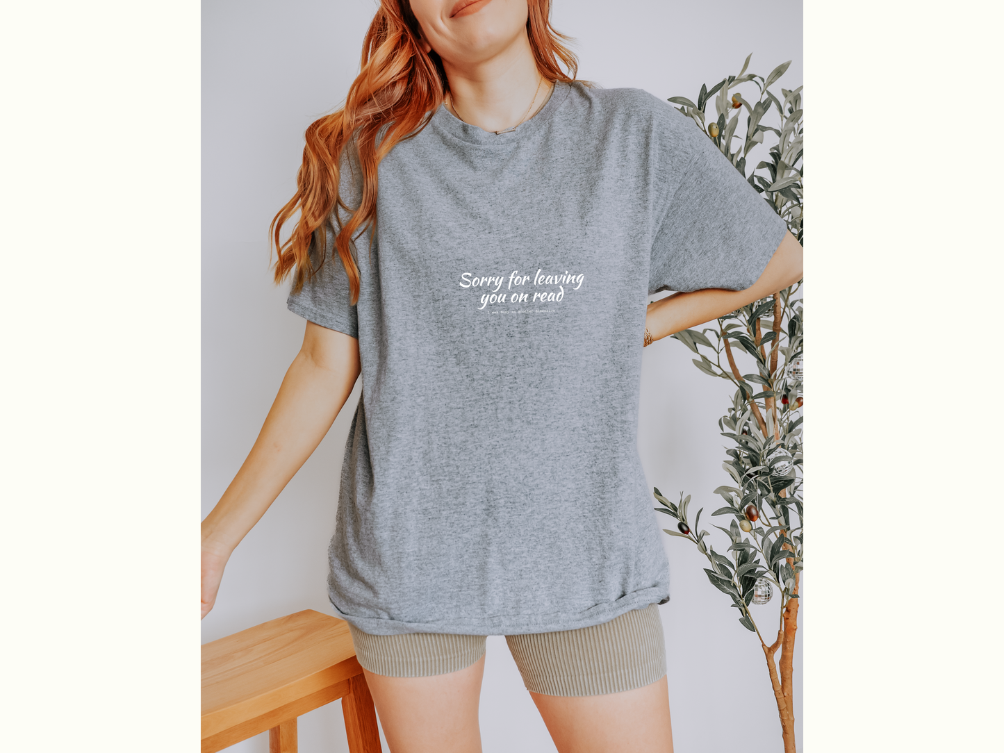 Sorry For Leaving You On Read - Funny Unisex Tee For Daydreamers And Interdimensional Travelers