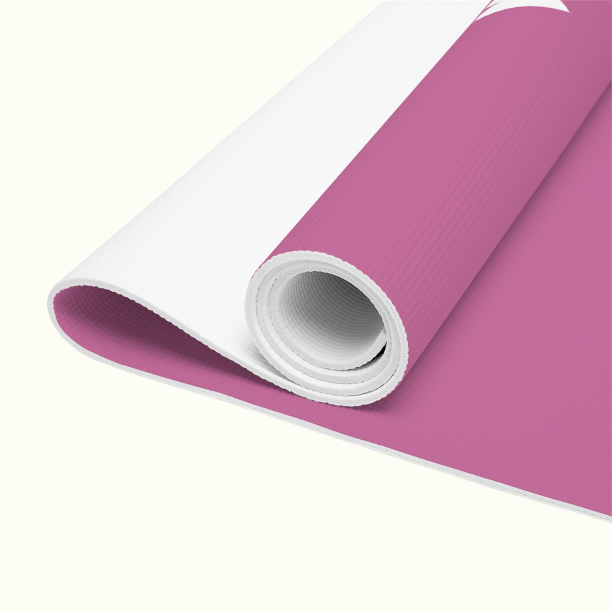 Yoga Mat - Pink Foam with 'My Healing Zone' Heart Design