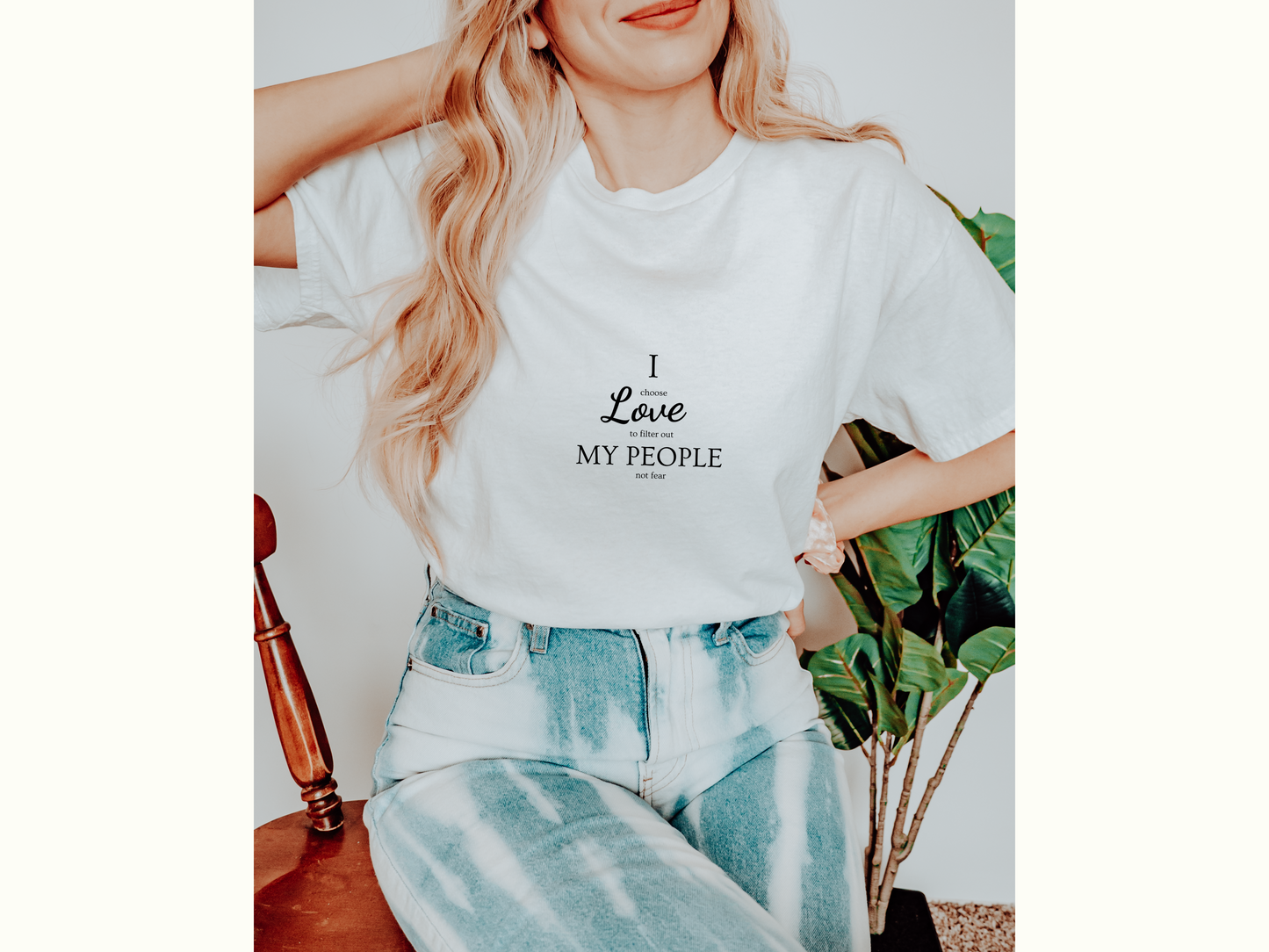 I Love My People - Choosing Love Over Fear Unisex Tee