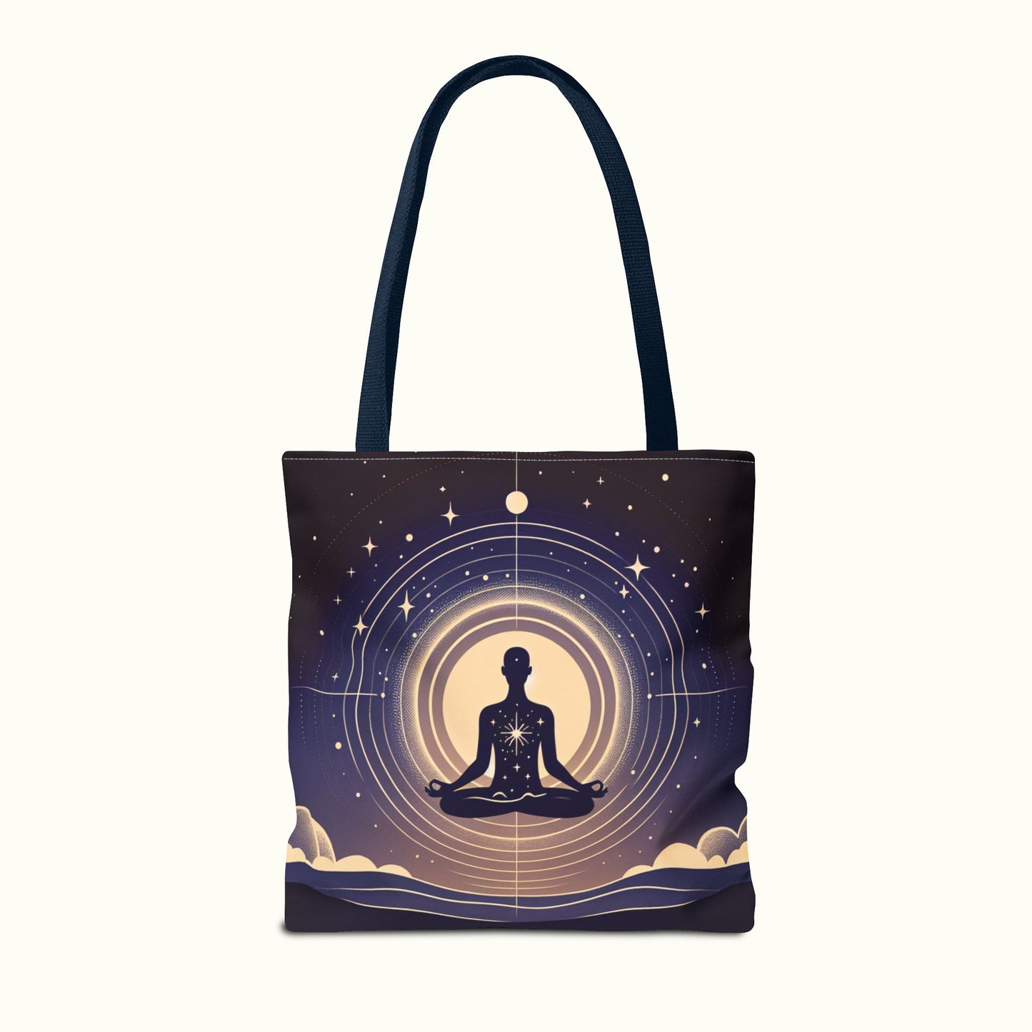 Meditating Tote Bag - Oneness with the Universe