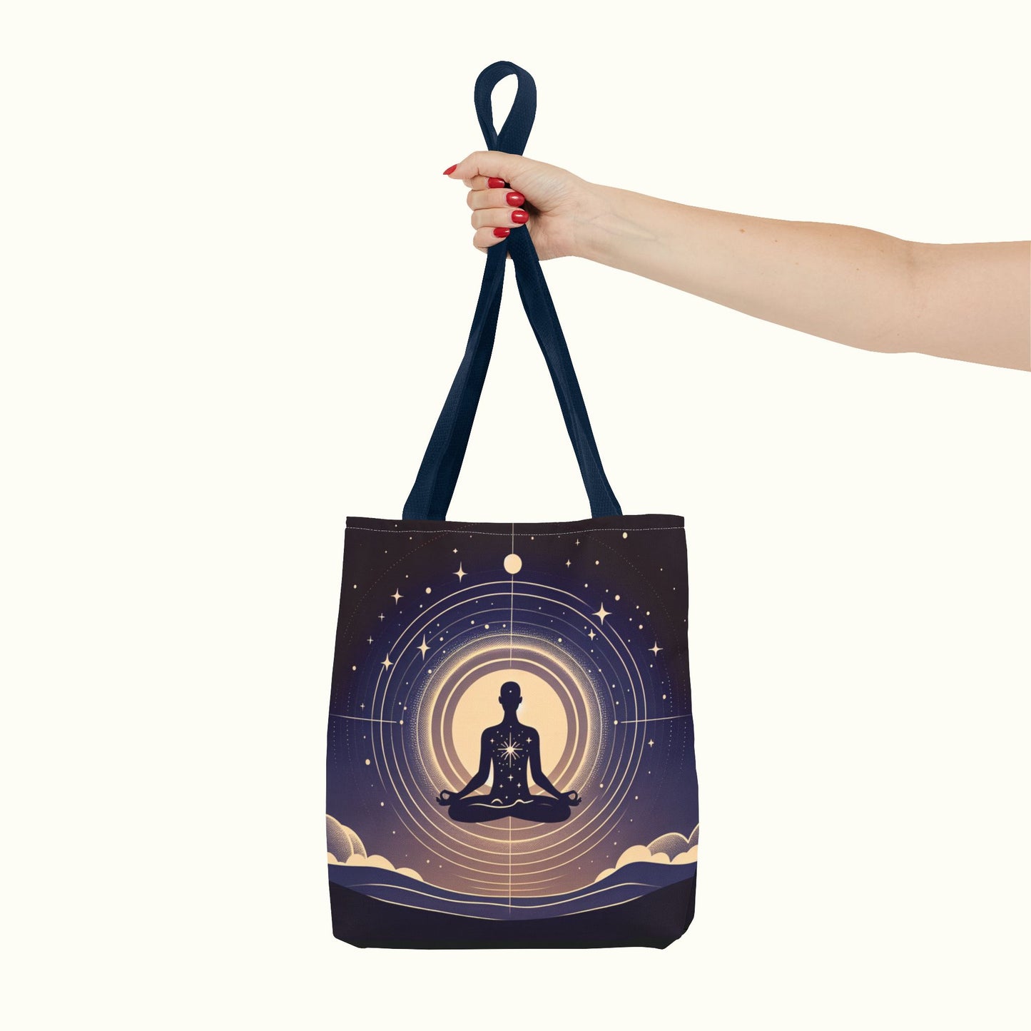 Meditating Tote Bag - Oneness with the Universe