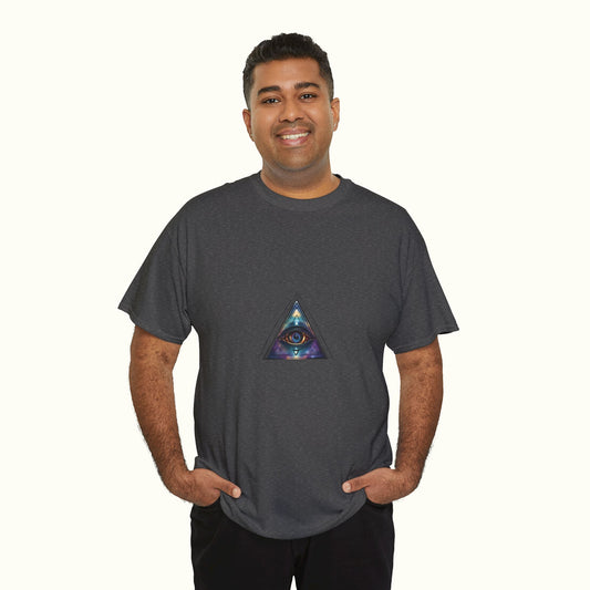 All-Seeing Eye Unisex Tee - Symbol of Omniscience and Trinity
