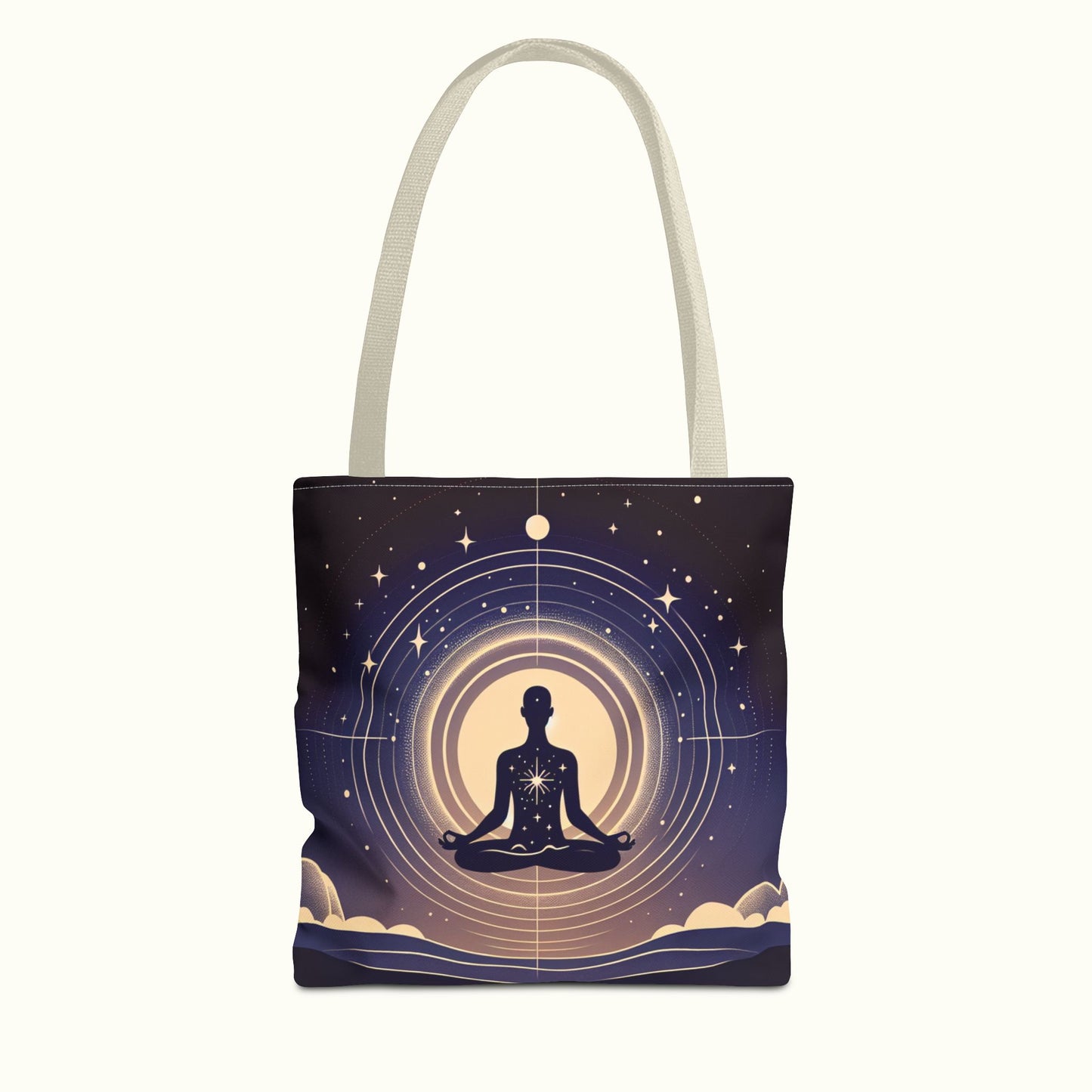 Meditating Tote Bag - Oneness with the Universe