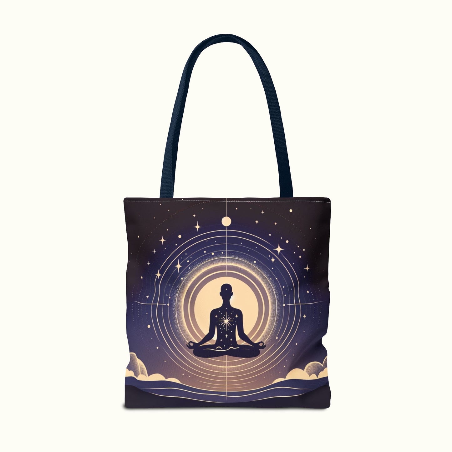 Meditating Tote Bag - Oneness with the Universe