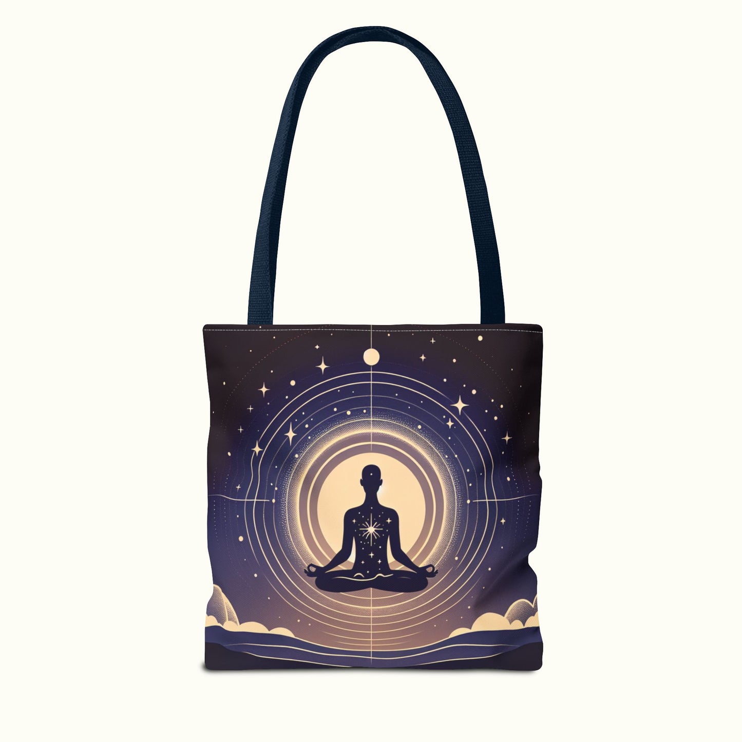 Meditating Tote Bag - Oneness with the Universe