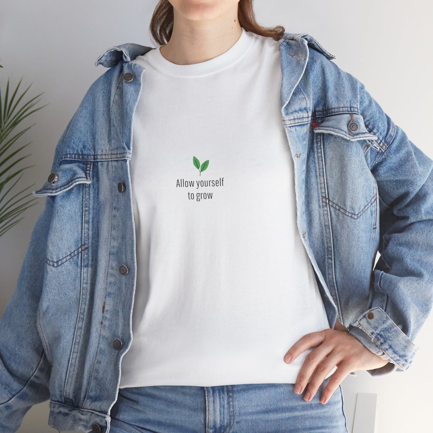 Empowerment Tee - Allow Yourself to Grow Unisex Heavy Cotton Tee