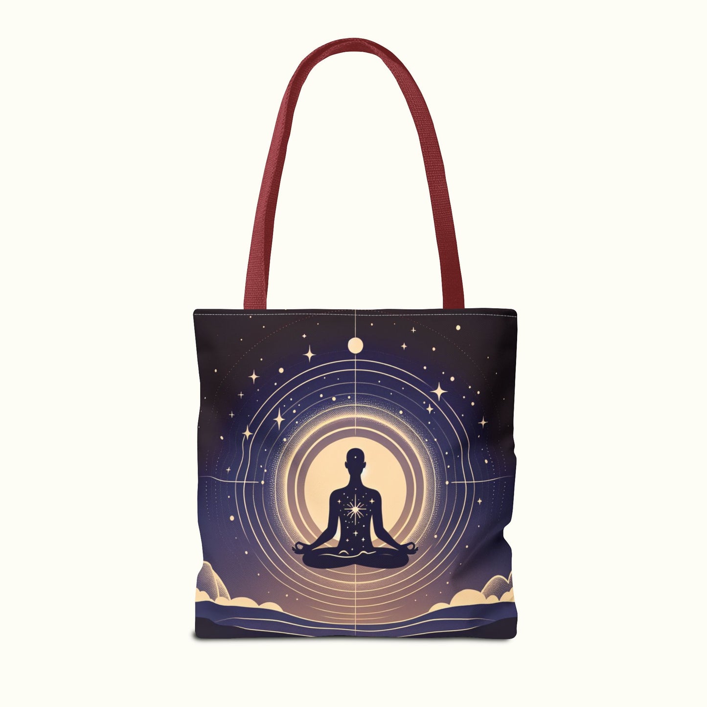 Meditating Tote Bag - Oneness with the Universe